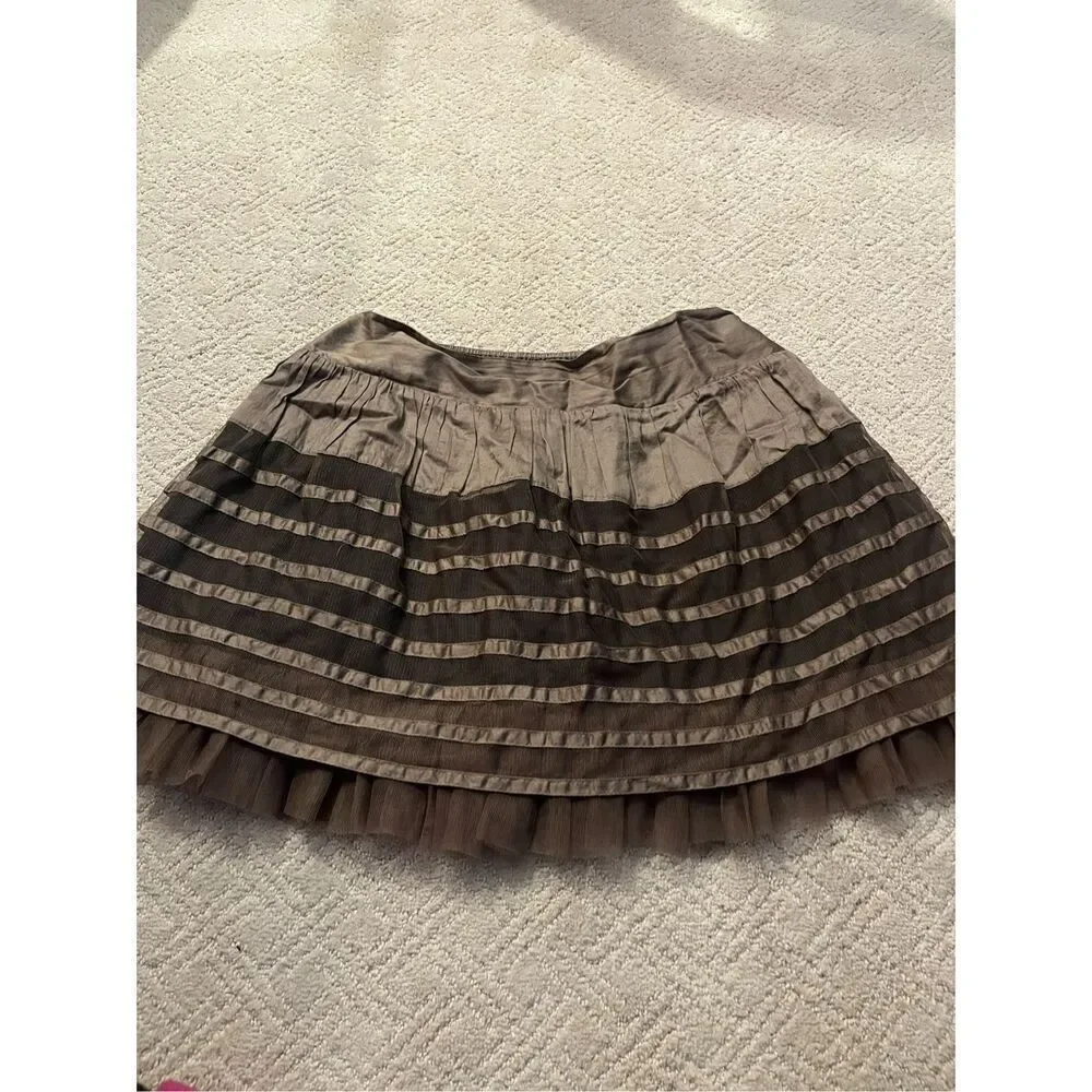 Anthropologie Atmosphere Mini Skirt